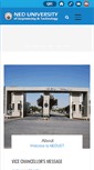 Mobile Screenshot of neduet.edu.pk